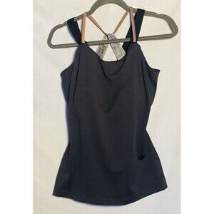 Shape Women’s Size Medium Black 2-in-1 Tankini Swim Sport Exercise Top